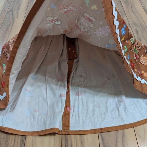 NWT! Loungefly The Stitch Shoppe Gingerbread Friends Sandy Skirt Size M - Picture 7 of 16
